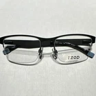 Izod 2090 Black Rectangular Plastic Eyeglass Frames 54-18-140 New. Price: $50.99.