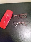 Set Of 2 Fashion Glasses And 1 Red Dutz Case, No Prescription Used. Price: $38.00.