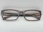 Authentic Prada Vpr 18O BF4-1O1 52MM Brown Gold Eyeglasses Frame Only Italy Pre-owned. Price: $56.36.