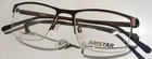 Originale Aristar By Charmant AR30707 535 Eyeglasses Brown New Semirimless 52-18. Price: $59.00.