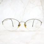 Autoflex With Flexon Eyeglasses Frame Women Honey Beige Metal Half Rim 50-17-135 Pre-owned. Price: $31.49.