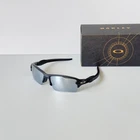 Oakley Flak 2.0 Polarized Sunglasses OO9271 Matte Black Frame Silverlens New. Price: $89.00.