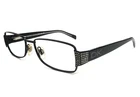 Donna Karan Eyeglasses Frames DK3552-B 1004 Black Rectangle Crystals 50-15-130 Pre-owned. Price: $49.99.
