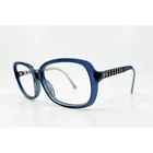 Bebe Eyeglasses Women Midnight Blue Heartbreaker BB7095 Chain Temple 53-15-135 Pre-owned. Price: $31.99.