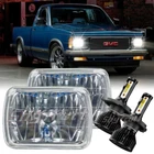 7X6" Projector Halo Drl Led Headlight Hi/lo Fit For-gmc Sonoma 1982-93 Chevy S10 New. Price: $84.48.