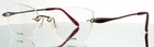 Kazuo Kawasaki MP715 #47 Brown Burgundy Womens Rimless Eyeglasses 53-19-140 New. Price: $204.99.