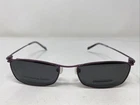 Innovative IMFT43B Light Lavender 49-18-140 Eyeglasses Frame W/ Clip-on GF79 New. Price: $56.00.
