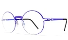 New Blackfin BF725 Bayvew COL.475 Round Purple Authentic Eyeglasses Frame 49-21. Price: $89.50.