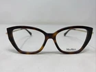 Max Mara MM5117 052 55-16-140 Tortoise Plastic Full Rim Eyeglasses Frame M315 New. Price: $68.00.
