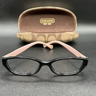 Coach Cecilia 6002 Eyeglasses Frame Black 5053 Flex 51-16-135 Used W/ Case Pre-owned. Price: $19.95.
