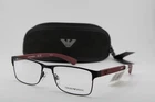New Emporio Armani Ea 1052 3085 Black Red Gray Authentic Frames Eyeglasses 55-17. Price: $101.15.