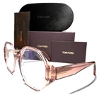 New Tom Ford TF5967-B 072 Crystal Pink Silver Authentic Eyeglasses Frame 53-18. Price: $199.00.