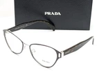 Prada Vpr 58U 1AB-1O1 Cat Black Silver Women's Eyeglasses Frames 53-17-140 New. Price: $99.95.