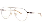 Gucci GG1679O 002 Eyeglasses Frame Men's Gold Full Rim Pilot Style 56MM New. Price: $309.95.
