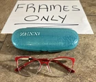 Zenni 158718 Red Metal Half Rim Flex Eyeglasses Frames W/case 51-16-135-37MM G17 Pre-owned. Price: $12.99.