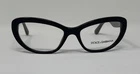 Dolce & Gabbana DG3127 2525 Shiny Black Cat-eye Eyeglasses. Size 55-17-135 New. Price: $121.00.