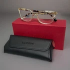 Valentino Cateye Eyeglass Frames 52MM-17-140 Transparent VA3069 Tortoise Italy New. Price: $119.95.