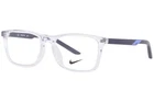 Nike 5544 900 Eyeglasses Frame Youth Kids Clear/midnight Navy Full Rim 50MM New. Price: $79.95.