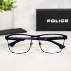 Police VPL854K Mens Eyeglasses Blue Rectangular Metal Frame 55-15-140 Pre-owned. Price: $29.99.