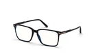 Tom Ford FT5696B 001 Shiny Black Rectangular 54MM Men's Eyeglasses New. Price: $432.99.