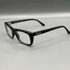 Dolce Gabbana D&g 1107 501 Eyeglasses Frame Black Italy 50-20-40 Used Pre-owned. Price: $48.98.