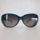 Maui Jim Pikake Mj 290-03C Sunglasses Teal Grey Gradient Butterfly Frames Italy Pre-owned. Price: $104.48.