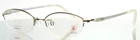Hana By Charmant AA3869 Wp White Platinum Womens Eyeglasses 50-17-135 B:29 New. Price: $24.99.