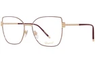 Chopard VCHG01 0307 Titanium Eyeglasses Women's Gold/burgundy Full Rim 56M New. Price: $299.99.