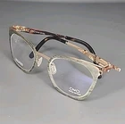 Ovvo 3900 Koto Green Wood 14K Gold Handmade Modified Cateye 50/21/135 New. Price: $199.95.