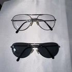 Kirkland Signature Gunmetal Aviators 2 Pairs Of Frames Zin 596184 Made Italy Pre-owned. Price: $30.00.