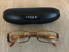 Vogue VO3577 705 Eyeglasses Frame W/case 50-18-135 Brown/orange Crystal TM13 Pre-owned. Price: $35.00.