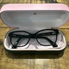 Kate Spade Eyeglasses Reilly/g 807 Black Crystal Logos 53-16-140 Frames Only Pre-owned. Price: $23.00.