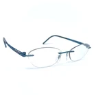 Silhouette 4418 6065 Blue Titanium Eyeglasses Frame 54-17-140 Austria Eyewear Pre-owned. Price: $69.99.