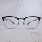 Ray-ban Rb 6346 2861 Matte Black Silver Semi-rimless Eyeglasses 50-19-140 Mens Pre-owned. Price: $28.79.
