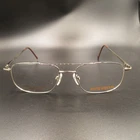 Stetson 322 Men's Gold Metal Full Rim Eyeglass Frames 57-17-145 Spring Hinges New. Price: $57.54.