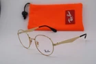 New Ray-ban Rb 6343 2860 Gold Black Gunmetal Authentic Eyeglasses 47-19. Price: $152.15.