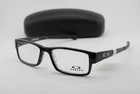 New Oakley OX8046-0255 Airdrop Black Beige Rectangle Authentic Eyeglasses 55-18. Price: $194.65.