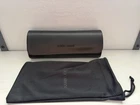 Giorgio Armani Small Hard Black Leather Case For Eye/sunglasses W/pouch New. Price: $17.99.