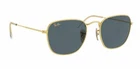 New Ray-ban Rb 3857 9196/R5 Frank Sunglasses 51-20 145 Gold Frames W/blue Lenses. Price: $189.99.