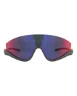 Gucci Womens Shield/wrap Grey Red Fashion Designer Eyewear Pre-owned. Price: $159.99.