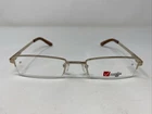 Venuti International VG80 Satin Gold 49-19-135 Half Rim Eyeglasses Frame 451 New. Price: $37.50.