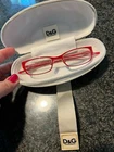 Ladies Dolce & Gabana Red Frame Rectangular Glasses DG4123 Pre-owned. Price: $39.99.