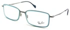 New Ray Ban RB6298 2810 53MM Gunmetal/blue Frames Sunglasses + Case. Price: $39.00.