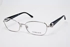 Versace MOD.1210-B-M 1000 Crystal Silver Size 52/16/135 Made In Italy Eyeglasses New. Price: $156.00.