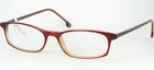 Fiction By L.a. Eyeworks 08-08 Burgundy Eyeglasses Frame 50-17-140MM New. Price: $45.00.