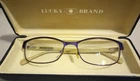 Lucky Brand Eyeglasses Frames Only D503, 53-16-135, Metal, Purple With Case Pre-owned. Price: $37.99.