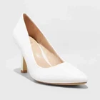 New Day Womens Jen Pumps High Heel Slip On Shoes White Sz 5.5 S1006. Price: $19.95.
