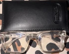 Dita Sequoia Clear Crystal Eyeglass Frameschunky, Acetate Square Glasses. Pre-owned. Price: $110.00.