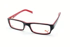 Puma PU15330 Equinox Bk Black On Red 51-18-135 Eyeglass Frames Flex Hinges B203M New. Price: $17.99.