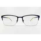 Cole Haan CH4014 414 Navy Rectangle Semi Rimless Eyeglasses Frame 53-18-140 Pre-owned. Price: $31.99.